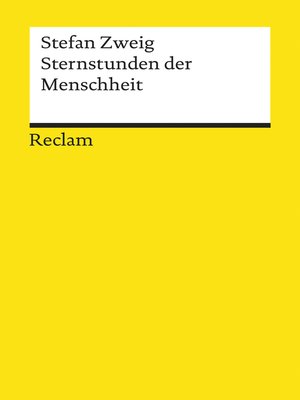 cover image of Sternstunden der Menschheit